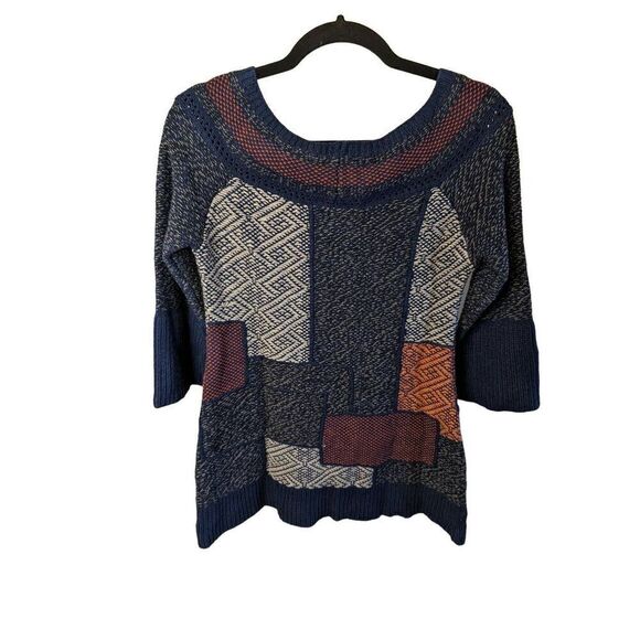 Free People Knitted Sweater with 3/4 Sleeves Women's Size Small - Picture 2 of 4